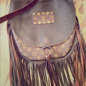 Authentic Upcycled LV purse